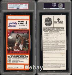 1997 NBA Finals Jordan Ticket 1st/Only BUZZER BEATER In Finals PSA 8 NONE Higher