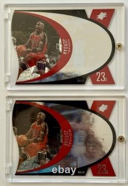 1997 SPx Michael Jordan # SPX5 Base & Sample 2-Card Set Only Sold As A Set
