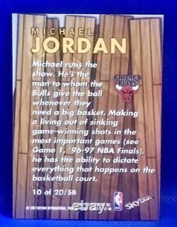 1997 Skybox Z-Force Michael Jordan Super Boss FREE FIRST CLASS SHIPPING