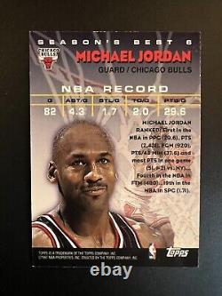 1997 Topps Basketball Michael Jordan Shooting Stars Season's Best 6 Bulls