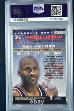 1997 Topps Chrome Michael Jordan Season's Best Shooting Stars #8 PSA 8 Bulls 247