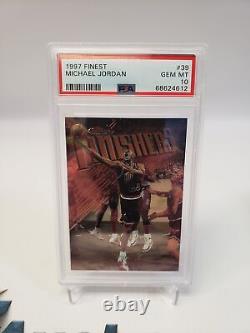 1997 Topps Finest Basketball Michael Jordan #39 PSA 10 Gem Mint