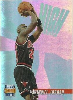 1997 Topps Stadium Club Michael Jordan High Series Chicago Bulls #HR14