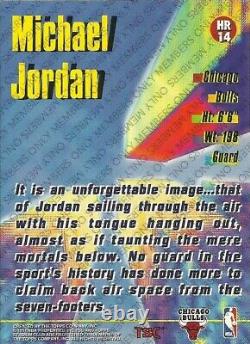 1997 Topps Stadium Club Michael Jordan High Series Chicago Bulls #HR14