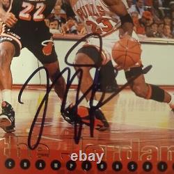 1997 upper deck Championship Journals Michael Jordan Bulls Autograph WithCOA