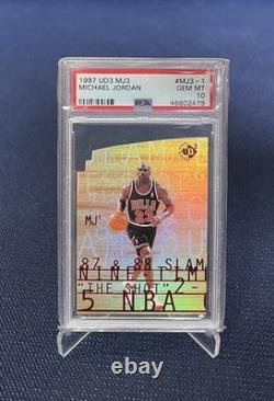 199798 Upper Deck UD3 MJ3 MICHAEL JORDAN MJ31 Die Cut PSA 10 G2U