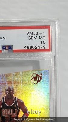 199798 Upper Deck UD3 MJ3 MICHAEL JORDAN MJ31 Die Cut PSA 10 G2U