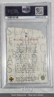 199798 Upper Deck UD3 MJ3 MICHAEL JORDAN MJ31 Die Cut PSA 10 G2U