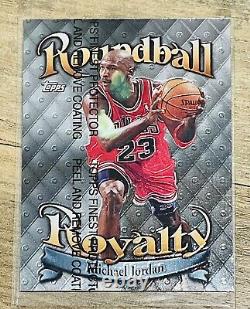 1998-99 Topps Michael Jordan Roundball Royalty With Coating #R1 Chicago Bulls GOAT