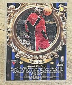 1998-99 Topps Michael Jordan Roundball Royalty With Coating #R1 Chicago Bulls GOAT