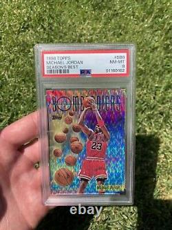 1998-99 Topps Michael Jordan Season's Best Bombardiers #SB6 PSA 8