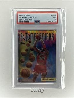 1998-99 Topps Season's Best Bombardiers Michael Jordan #SB6 PSA 7 Rare