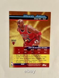 1998-99 Topps Season's Best Bombardiers #SB6 Michael Jordan