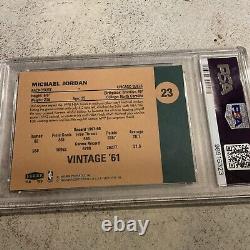 1998 Fleer Tradition Michael Jordan Vintage'61 Variation #23 Graded Psa 9 Mint