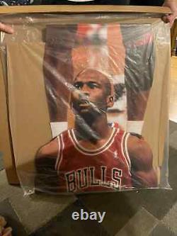 1998 NBA Officially Licensed MICHAEL JORDAN Life-Size 6-6 Stand Up-Autographed