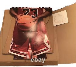 1998 NBA Officially Licensed MICHAEL JORDAN Life-Size 6-6 Stand Up-Autographed