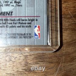 1998 TOPPS FINEST withPROTECTOR MICHAEL JORDAN BASKETBALL CARD #81 CHICAGO BULLS