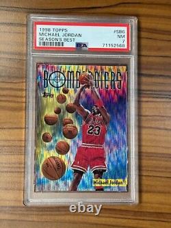 1998 Topps Michael Jordan Season's Best Bombardiers #SB6 PSA 7 GOAT Invest Now