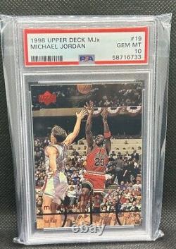 1998 Upper Deck MJx Michael Jordan #19 Chicago Bulls PSA 10 GEM-MT (139)
