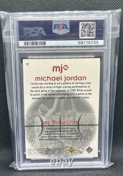 1998 Upper Deck MJx Michael Jordan #19 Chicago Bulls PSA 10 GEM-MT (139)