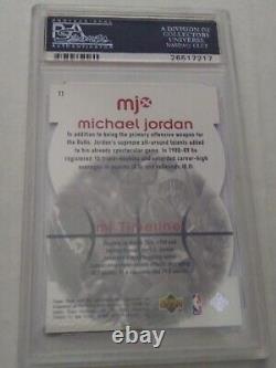 1998 Upper Deck MJx Michael Jordan Timepieces Bronze #11 116/2300 PSA 10