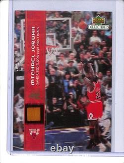 1998 Upper Deck Michael Jordan 1998 NBA Finals GameUsed Floor 4221000 G2U