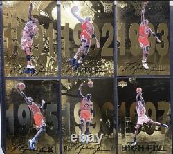 1998 Upper Deck Michael Jordan Gatorade Gold FULL SET Jumbo Cards 1-12 of 12