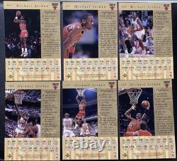 1998 Upper Deck Michael Jordan Gatorade Gold FULL SET Jumbo Cards 1-12 of 12