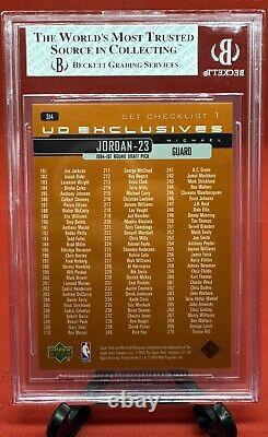1999-00 Upper Deck Bronze Michael Jordan Checklist /100