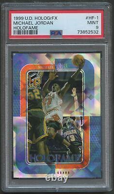 1999-00 Upper Deck Hologrfx Holofame Michael Jordan #hf1 Psa 9