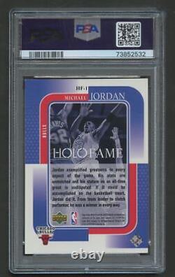 1999-00 Upper Deck Hologrfx Holofame Michael Jordan #hf1 Psa 9
