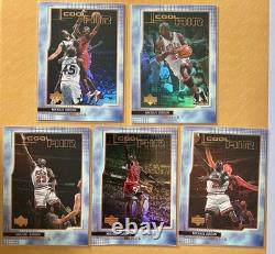 1999-00 Upper Deck Michael Jordan Cool Air 5 Cards, Beautiful Condition, Rare