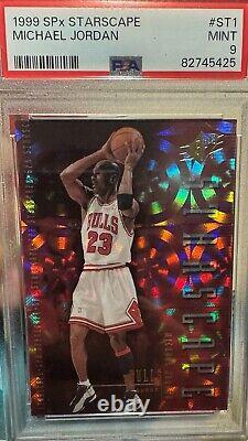 1999 SPX STARSCAPE Michael Jordan Chicago Bulls ST1 PSA 9