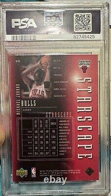 1999 SPX STARSCAPE Michael Jordan Chicago Bulls ST1 PSA 9