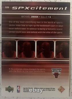 1999 SPx SPXCITEMENT #S20 MICHAEL JORDAN, CHICAGO BULLS NEAR MINT