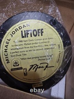 1999 Upper Deck Authenticated UDA Tributes Michael Jordan Liftoff 1988 Slam Dunk