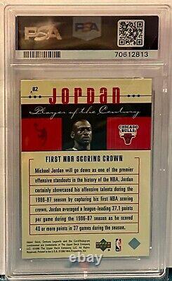 1999 Upper Deck Century Legend Michael Jordan #82 Card PSA 10 Low Pop