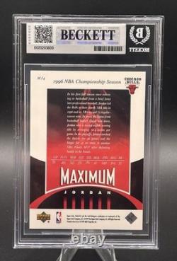 1999 Upper Deck Hologrfx #MJ4 Maximum Michael Jordan BGS 8.5 NM-MT+ BULLS GOAT