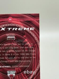 1999 Upper Deck SPxtreme Michael Jordan #X1 Chicago Bulls Red Color Match