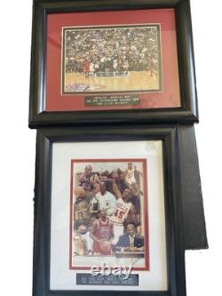 2 Framed Michael Jordan Bulls NBA Finals Photo Prints created by Schuth Studios