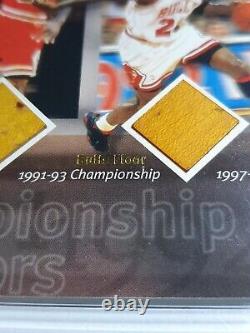 2000 Upper Deck Michael Jordan /2300 Triple GAME CHAMPIONSHIP FLOOR Boards