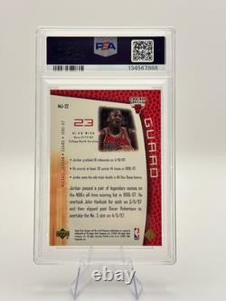 2001 UD MJ'S Back Michael Jordan 23 Karat Gold 6/23 PSA 9 POP 2 None Higher