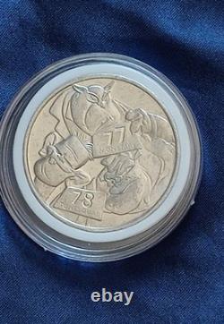 2001 Upper Deck Michael Jordan NBA Basketbal 2 Coins Medallion edition limited