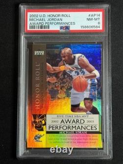 2002 Upper Deck Honor Roll Award Performances Michael Jordan #AP14 PSA Graded SP