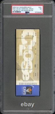 2002 Wizards Michael Jordan LAST BUZZER BEATER Ticket Ever! The SHOT 3! POP 3
