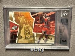 2003-04 SPx Michael Jordan #9 Spectrum BGS 9 Mint Missing /25 S/N