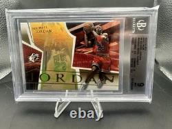 2003-04 SPx Michael Jordan #9 Spectrum BGS 9 Mint Missing /25 S/N