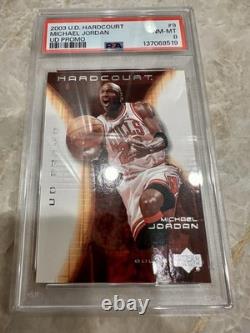 2003-04 Upper Deck Hardcourt Michael Jordan #9 UD Promo PSA 8 -ULTRA RARE