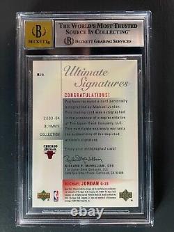 2003 Michael Jordan Ultimate Collection Auto Signatures BGS 8.5 With10 Gem Auto