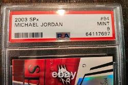 2003 SPx MICHAEL JORDAN spXcellence #94 /3999 PSA 9 Mint RARE LOW POP ONLY 54